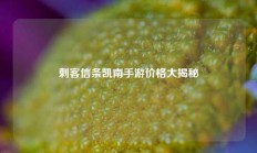 刺客信条凯南手游价格大揭秘