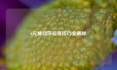 6元抽玛莎拉蒂技巧全揭秘