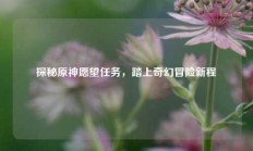 探秘原神愿望任务，踏上奇幻冒险新程