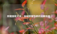 附魔图纸大全，探秘附魔世界的宝藏指南