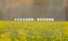 卡尔全出装解析，掌控战局秘籍