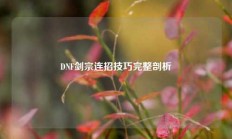 DNF剑宗连招技巧完整剖析