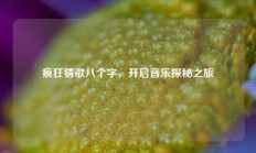 疯狂猜歌八个字，开启音乐探秘之旅
