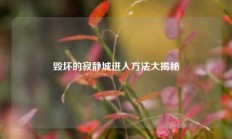 毁坏的寂静城进入方法大揭秘