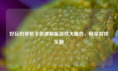 好玩的单机手游破解版游戏大集合，畅享游戏乐趣