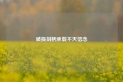 破损剑柄承载不灭信念