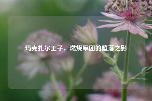 玛克扎尔王子，燃烧军团的堕落之影